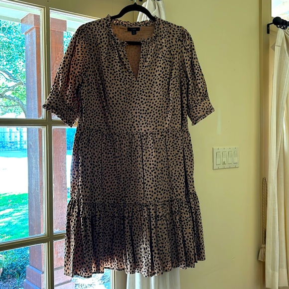Leopard print j crew dress - Picture 2 of 3